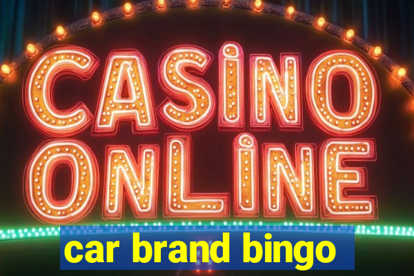 car brand bingo
